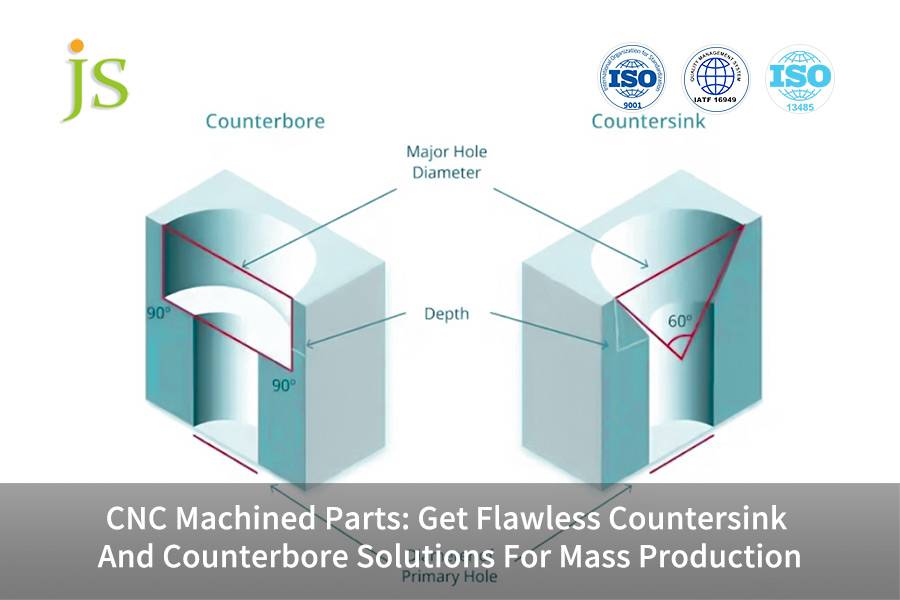 CNC Machined Parts: Get Flawless Countersink And Counterbore Solutions For Mass Production