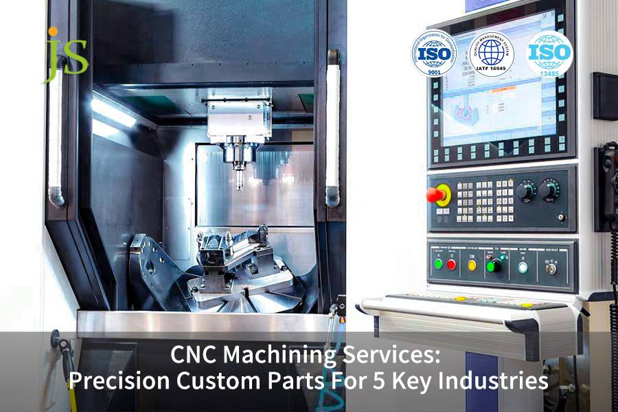 CNC Machining Services: Precision Custom Parts For 5 Key Industries