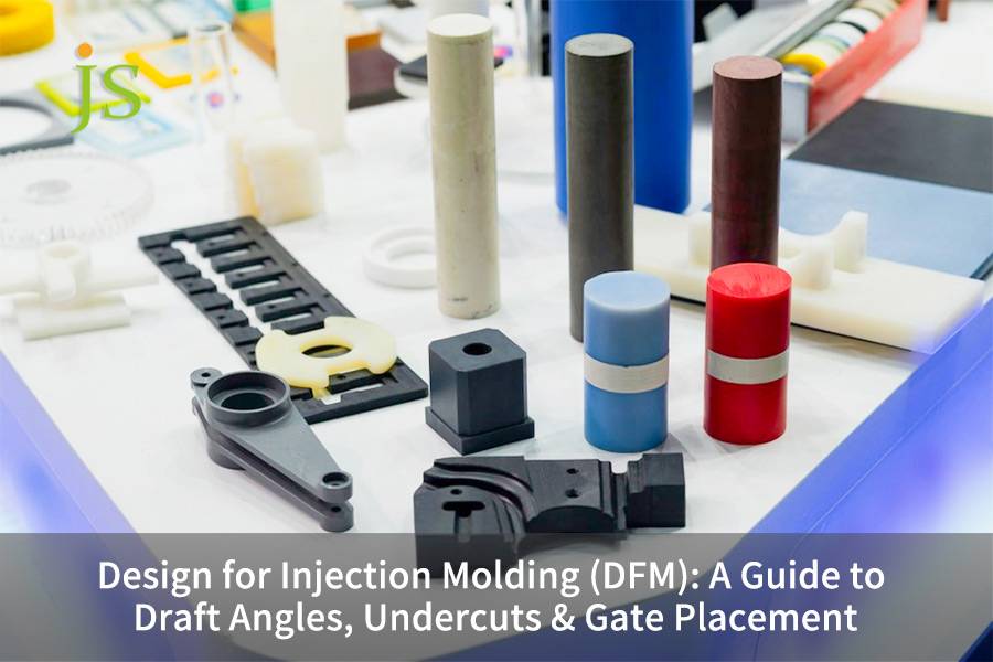 Design for Injection Molding (DFM): A Guide to Draft Angles, Undercuts & Gate Placement