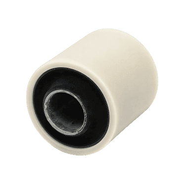 Rubber over plastic overmolding part