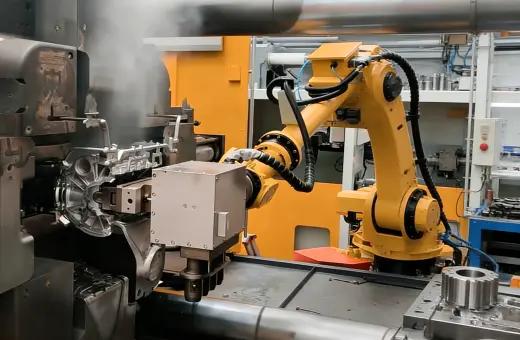 High pressure die casting (HPDC) production line
