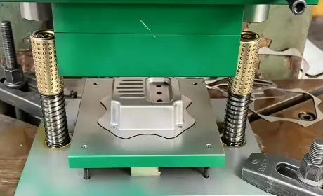 Deep drawing stamping process