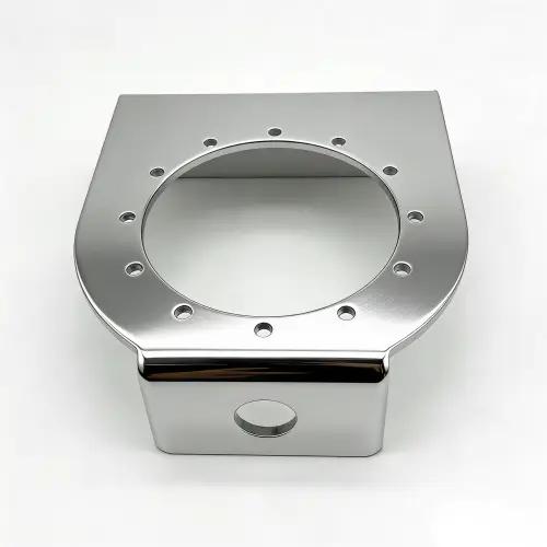 Electroplated metal stamping part with metallic coating