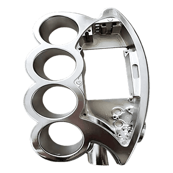 Aerospace machined part for CTA banner
