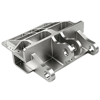 Aerospace precision component for CTA banner