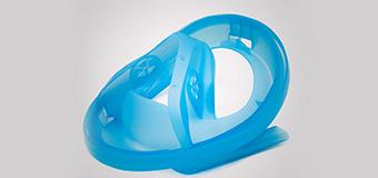 Liquid silicone rubber medical component