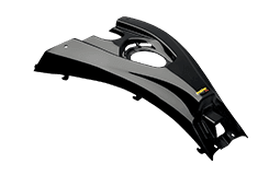 Injection molding automotive interior plastic parts