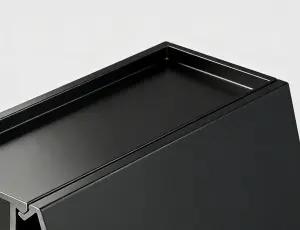 Anodizing finish on aluminum extrusion