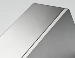 Bead blasting finish on aluminum extrusion
