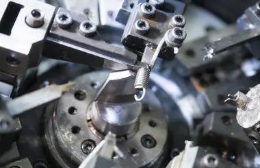 Extension spring manufacturing process