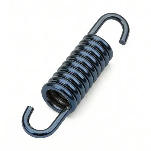 Blackened blue spring finish