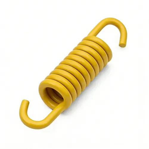 Electrostatic sprayed spring finish