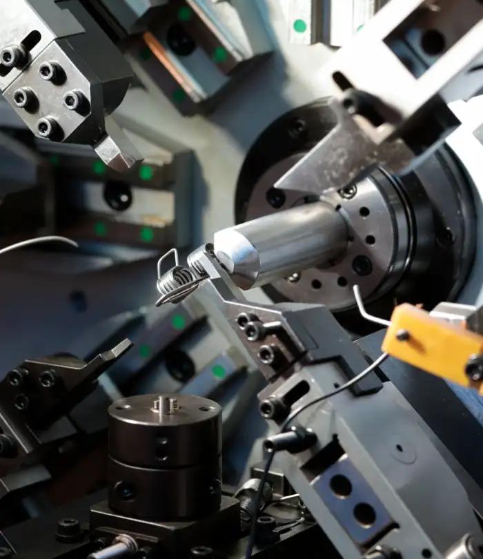 Custom spring manufacturing forming machine