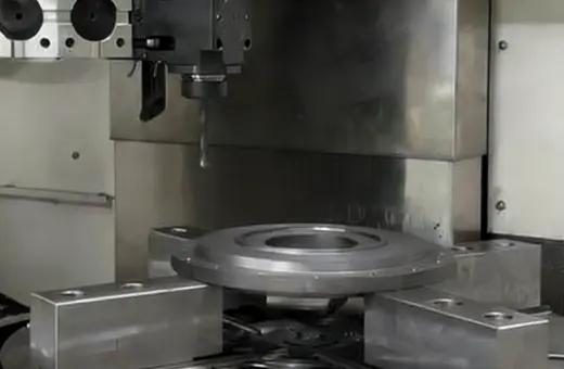 수직 선반 가공