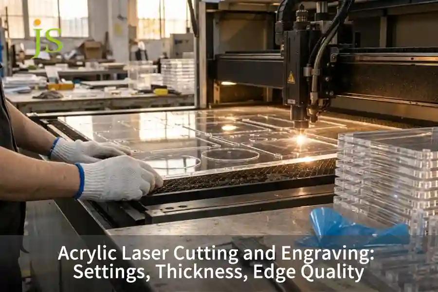 Acrylic Laser Cutting and Engraving: Settings, Thickness, Edge Quality