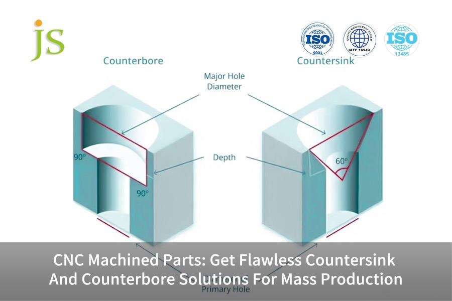 CNC Machined Parts: Get Flawless Countersink And Counterbore Solutions For Mass Production