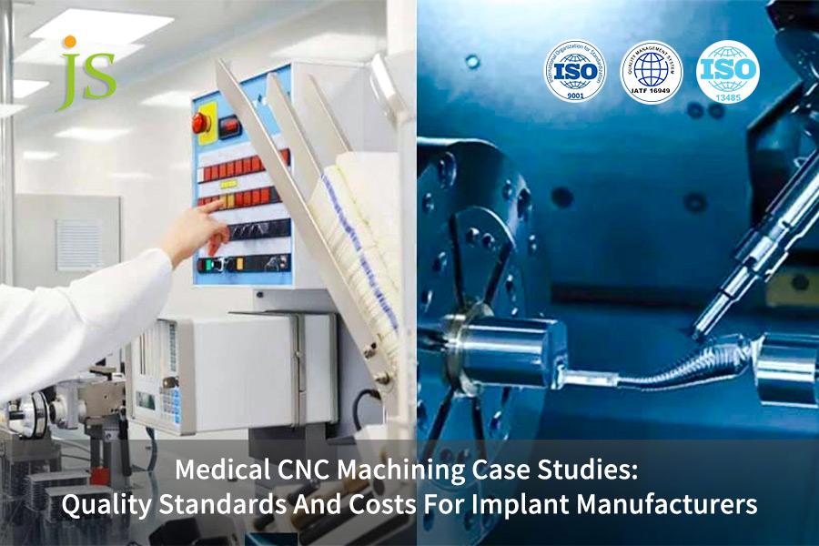 Fallstudien zur medizinischen CNC-Bearbeitung: Qualitätsstandards und Kosten für Implantathersteller