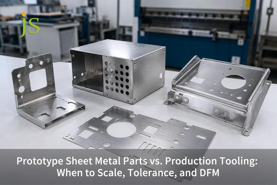Prototype Sheet Metal Parts vs. Production Tooling: When to Scale, Tolerance, and DFM