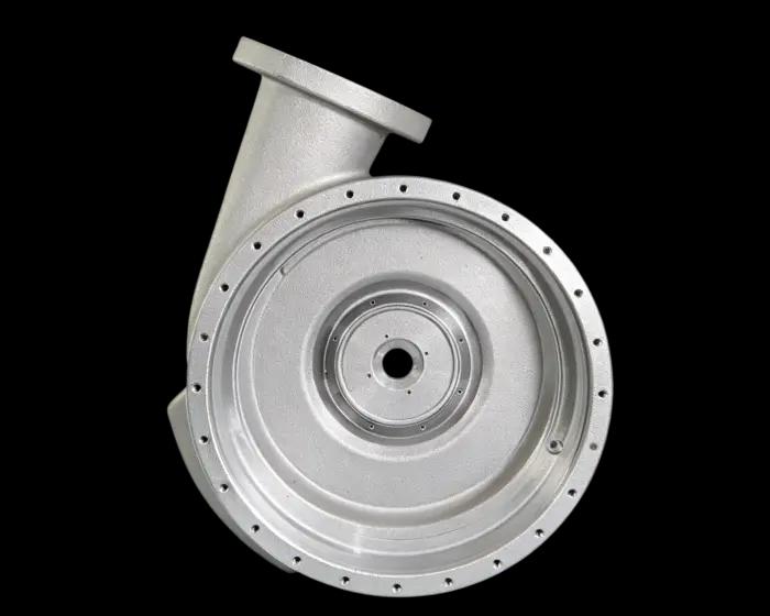 Colata a bassa pressione di involucri di turbine di motori aeronautici