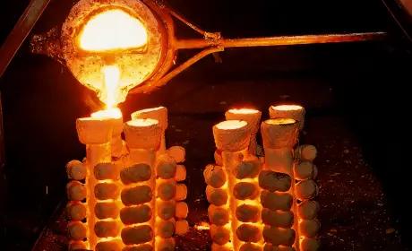 精密金属部品を製造するインベストメント鋳造プロセス