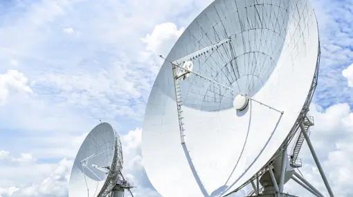 Lightweight satellite communication housing