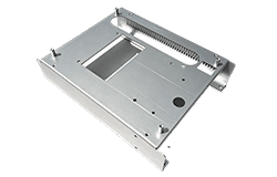 Sheet metal fabricated communication server chassis