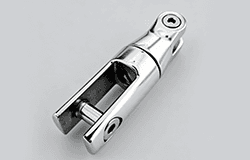 Corrosion resistant metal communication infrastructure part