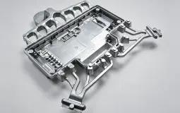 Die cast lightweight alloy electronics component