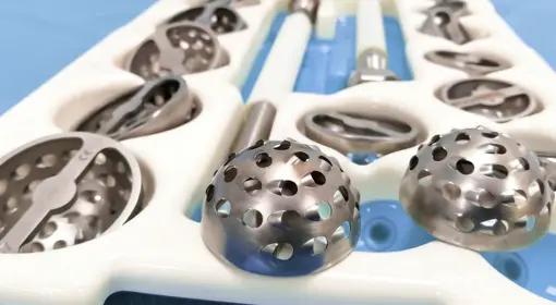 Custom titanium orthopedic implant components