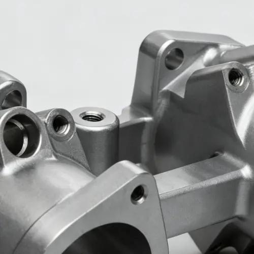 Hard anodized aluminum industrial component