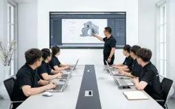 Technical project lead managing industrial equipment manufacturing
