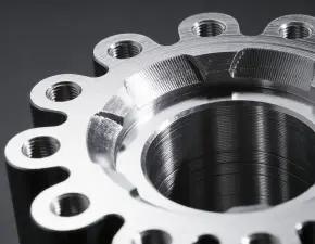 High-efficiency polished 3D printed metal part