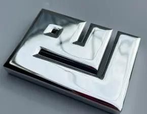Standardized electroplating finish on 3D printed part