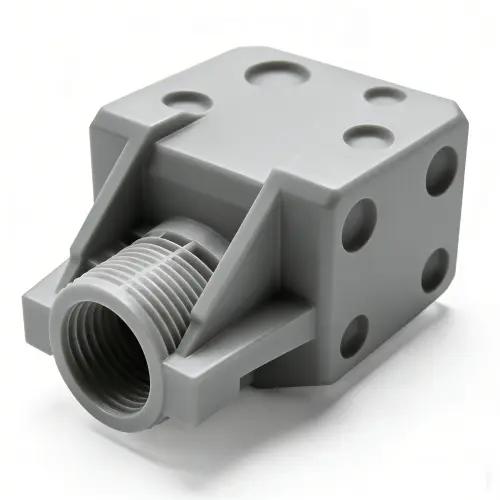 Деталь MicroFine Grey с натуральной поверхностью.