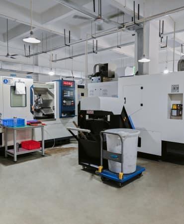Oficina de máquinas CNC em Dongguan