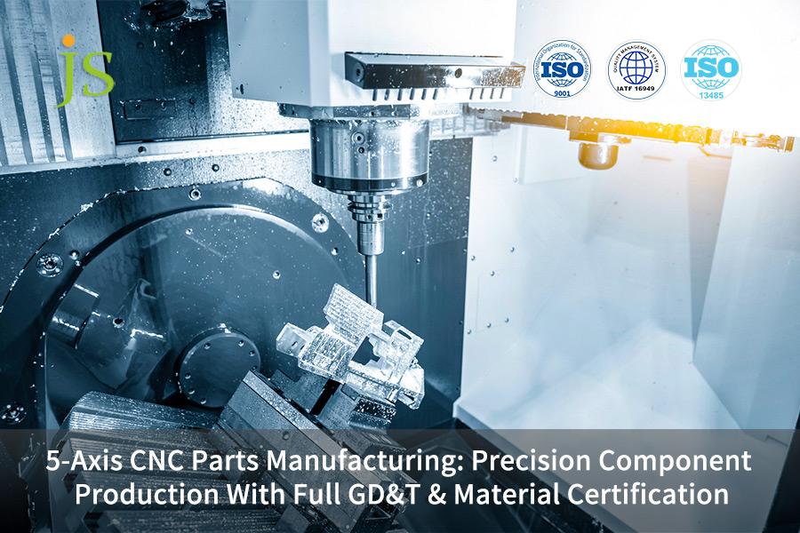 5 Axis CNC Parts Manufacturing: Precision Component Production With Full GD&T & Material Certification