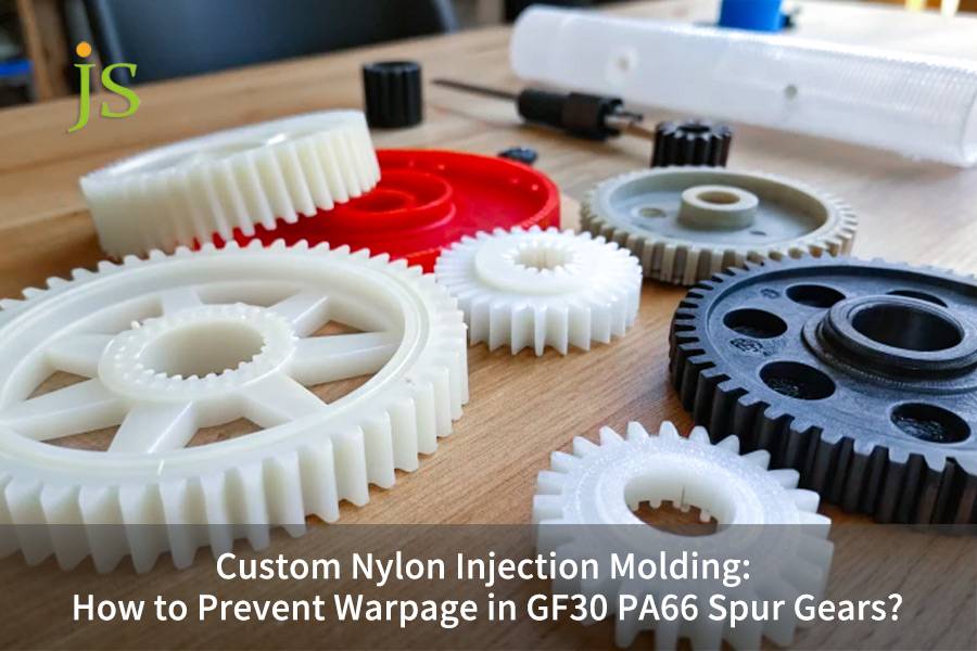 Custom Nylon Injection Molding: How to Prevent Warpage in GF30 PA66 Spur Gears?