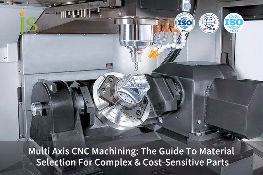 Usinage CNC multi-axes : le guide de sélection des matériaux pour les pièces complexes et sensibles aux coûts